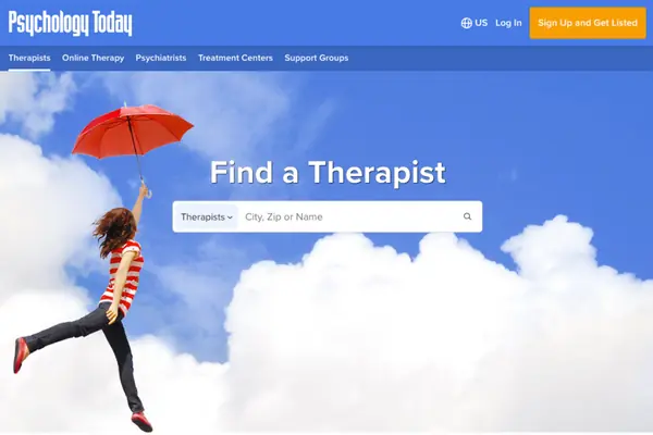 Therapist directories